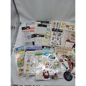 Large Lot Of Scrapbooking Stickers Various Brands Most New